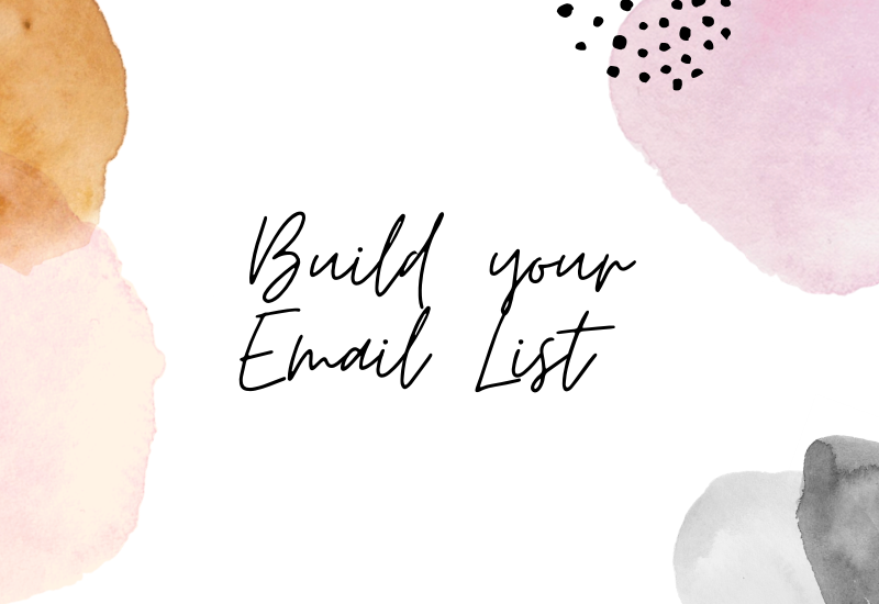 Build your email list with focus